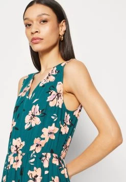 Anna Field Maxi-Jurk - Dark Green/Pink -Stijl Verkoop 19d6a6683b604f7b8cc76e9d02f6e639