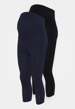 2 Pack Capri - Legging - Black/Dark Blue